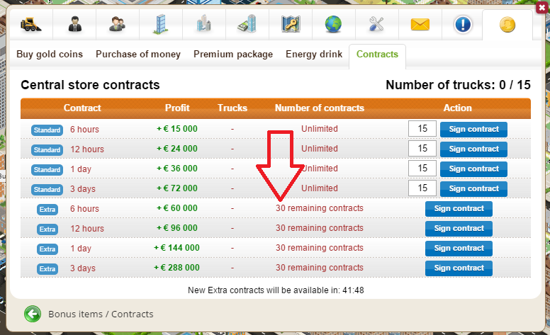 Truck contracts Truck contracts