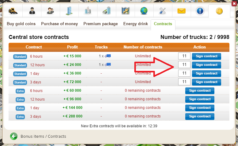 Truck contracts Truck contracts