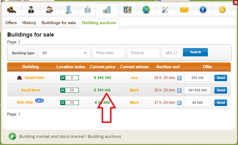 Auction money formatting Auction money formatting