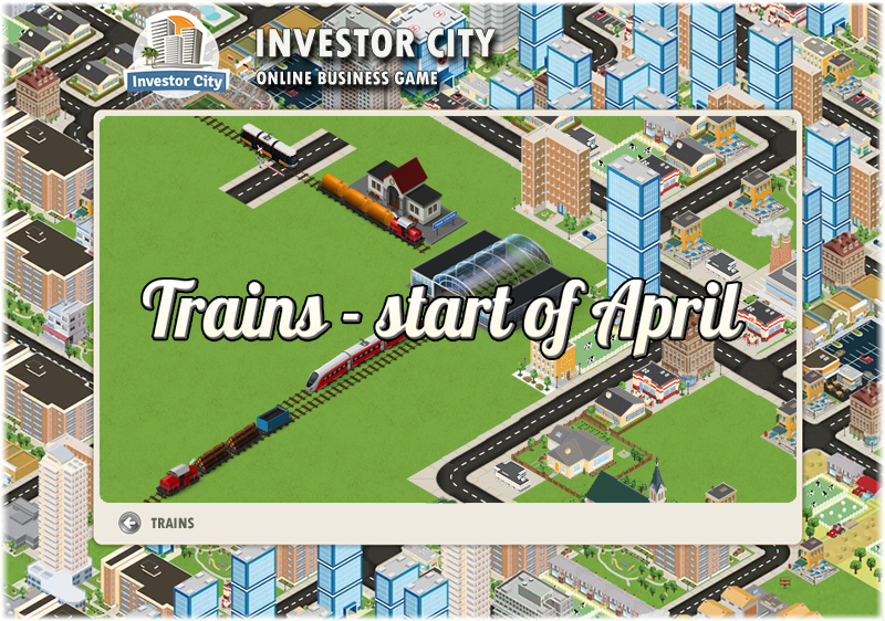Trains in first days of April Trains in first days of April